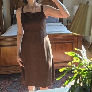 J. Crew Chocolate Brown Mini Dress